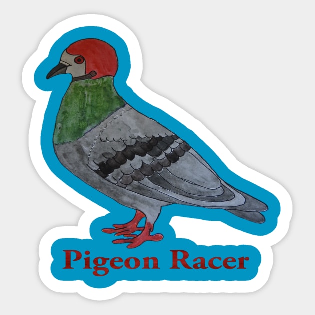 Pigeon Racer Sticker by ABY_Creative
